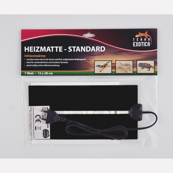 Heizmatte - Standard 7 Watt - 15 x 28 cm