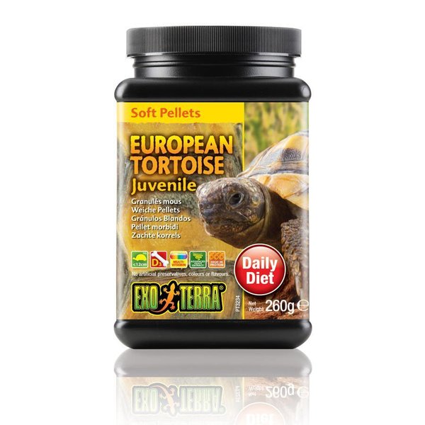 Exo Terra Soft Pellets für Juvenile European Tortoise / Europäische Landschildkröten