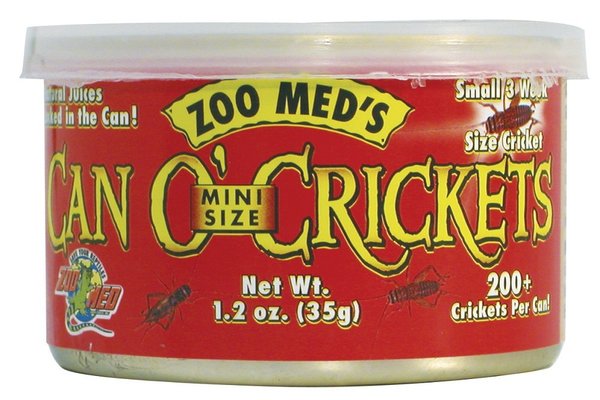 Zoo Med Can O' Crickets Mini Size 35 g
